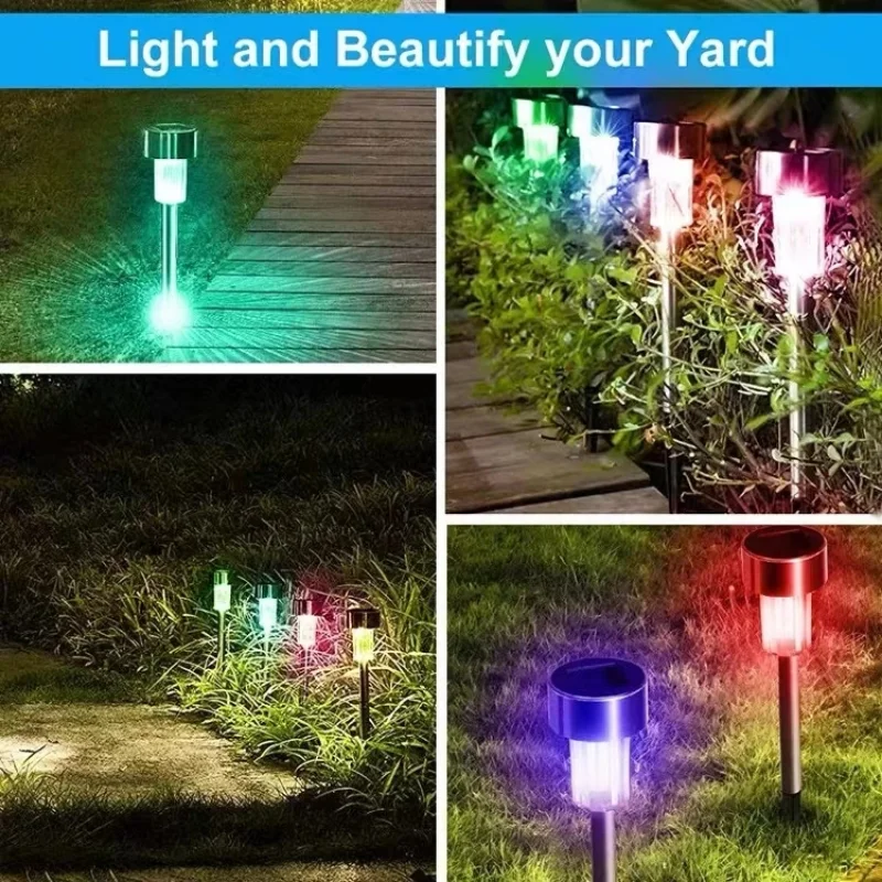 Paquete de luces solares para exteriores, lámpara de jardín alimentada por energía Solar, impermeable, para camino de paisaje, Patio trasero, césped, Patio decorativo, 30 Uds.