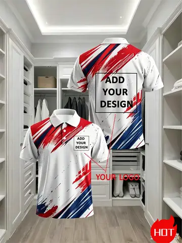 Custom Men Short Sleeve Polo Shirt Free Add Your Logo Design Quick Drying Diy Male Tops For Sports Team Uniform Daily Sport Tees
