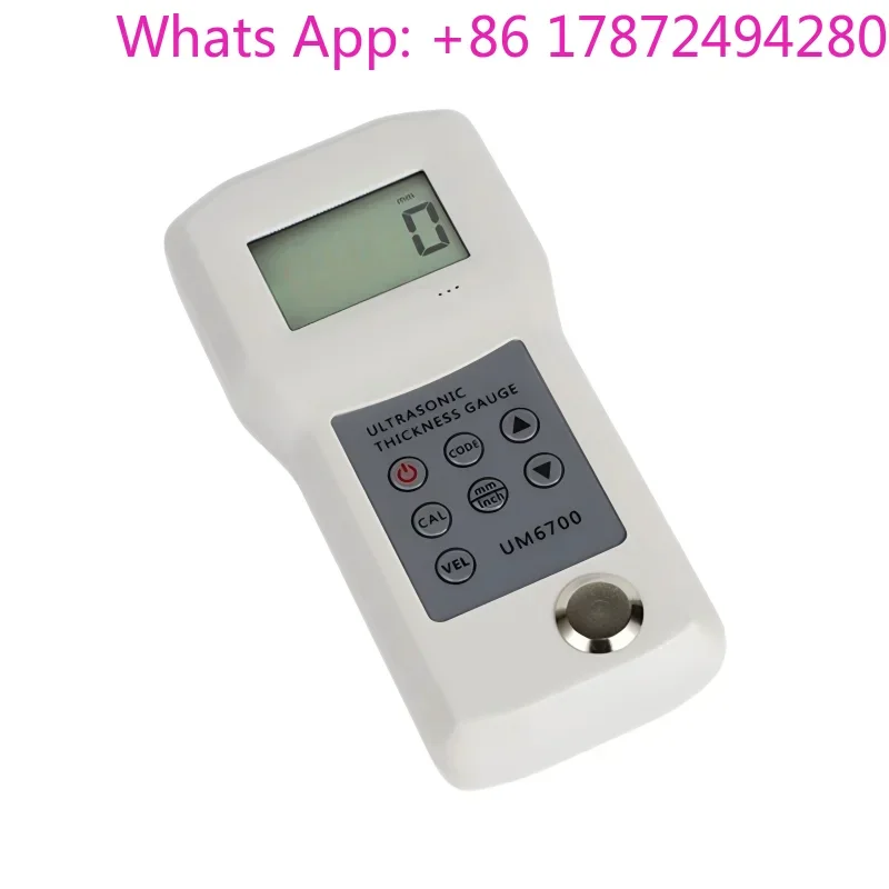 UM6700 1.0   sonic Thickness Gauge -300mm Probe Automatic Zero Calibration Industrial Gauge