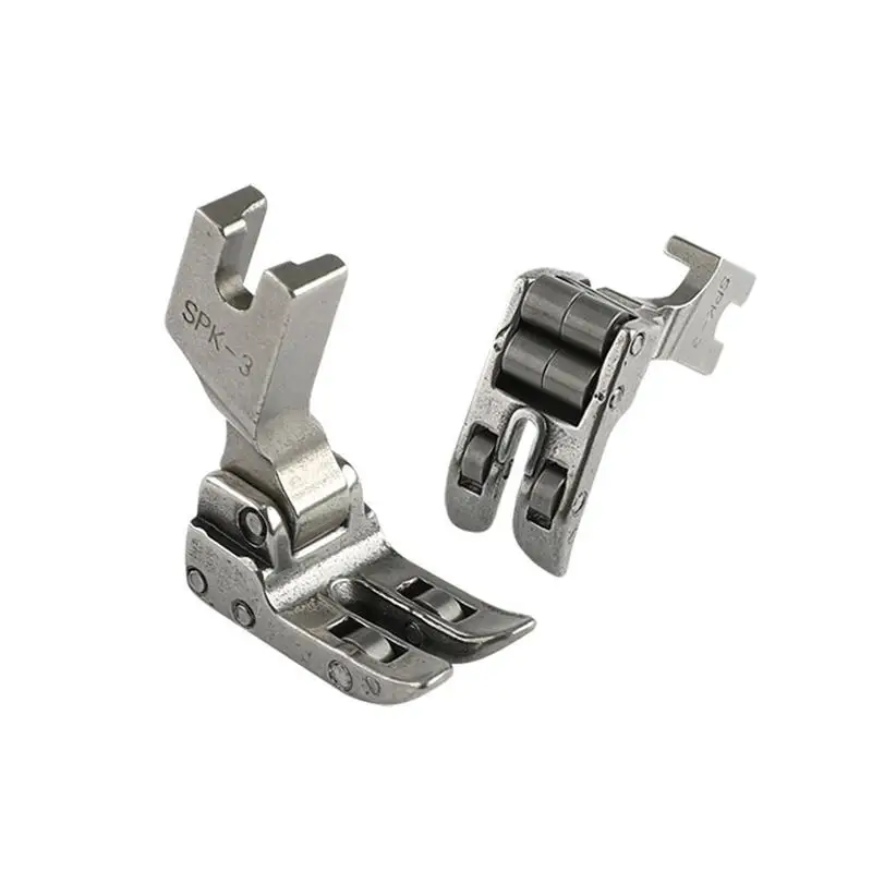 Roller Foot Presser Foot Snap-On High Shank Leather Sewing Foot For Singer Juki Industrial Sewing Machine #SPK-3