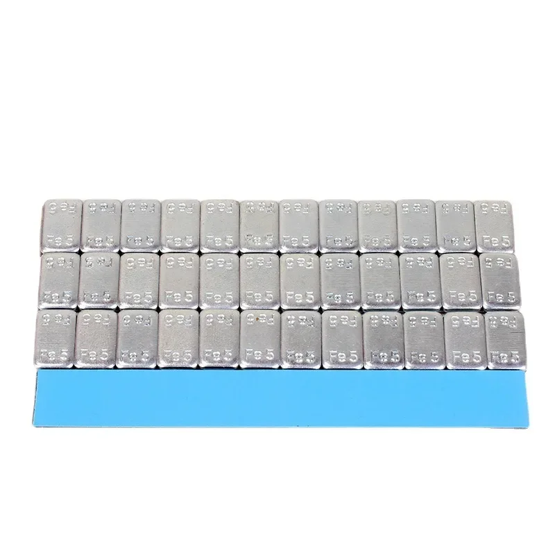 10/25pcs Wheel Balance Weight Car Tire Adhesive Iron Wheel Tyre Balancer Block Weight for Cars Truck Motorbike Tire Fitting