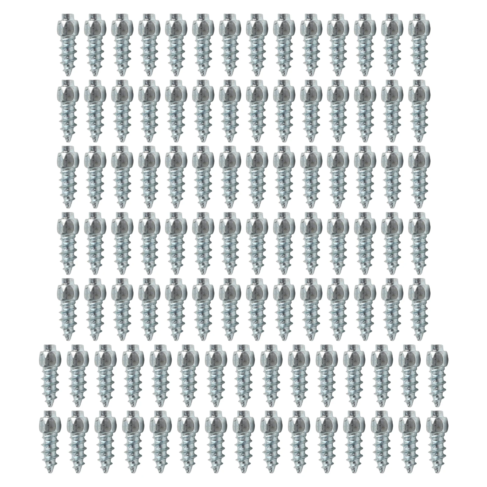100Pcs Sliver Aluminum 4x12mm Car SUV ATV Anti-Slip Screw Stud Wheel Tyre Snow Tire Spikes Direct Replacement Car Accessories