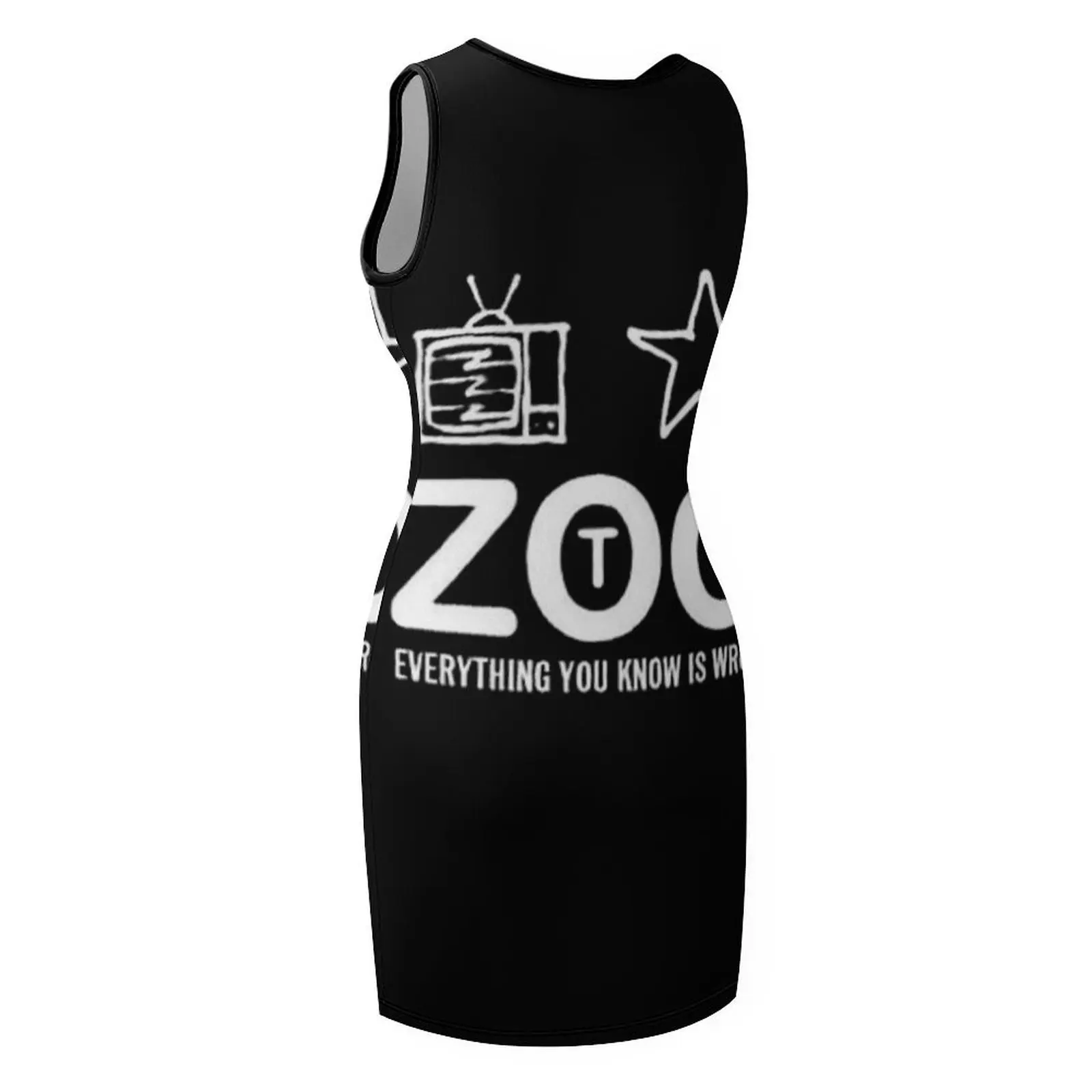 U2 ZOO TV BY ABEL 2017 فستان صيفي بدون أكمام فساتين كوكتيل لملابس الحفلات الراقصة النسائية