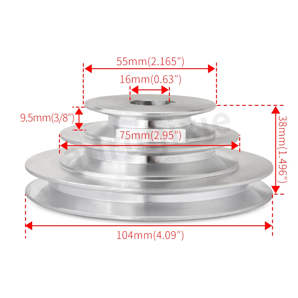 Motor pulley/Drive Wheel for SIEG C6&SC6-908