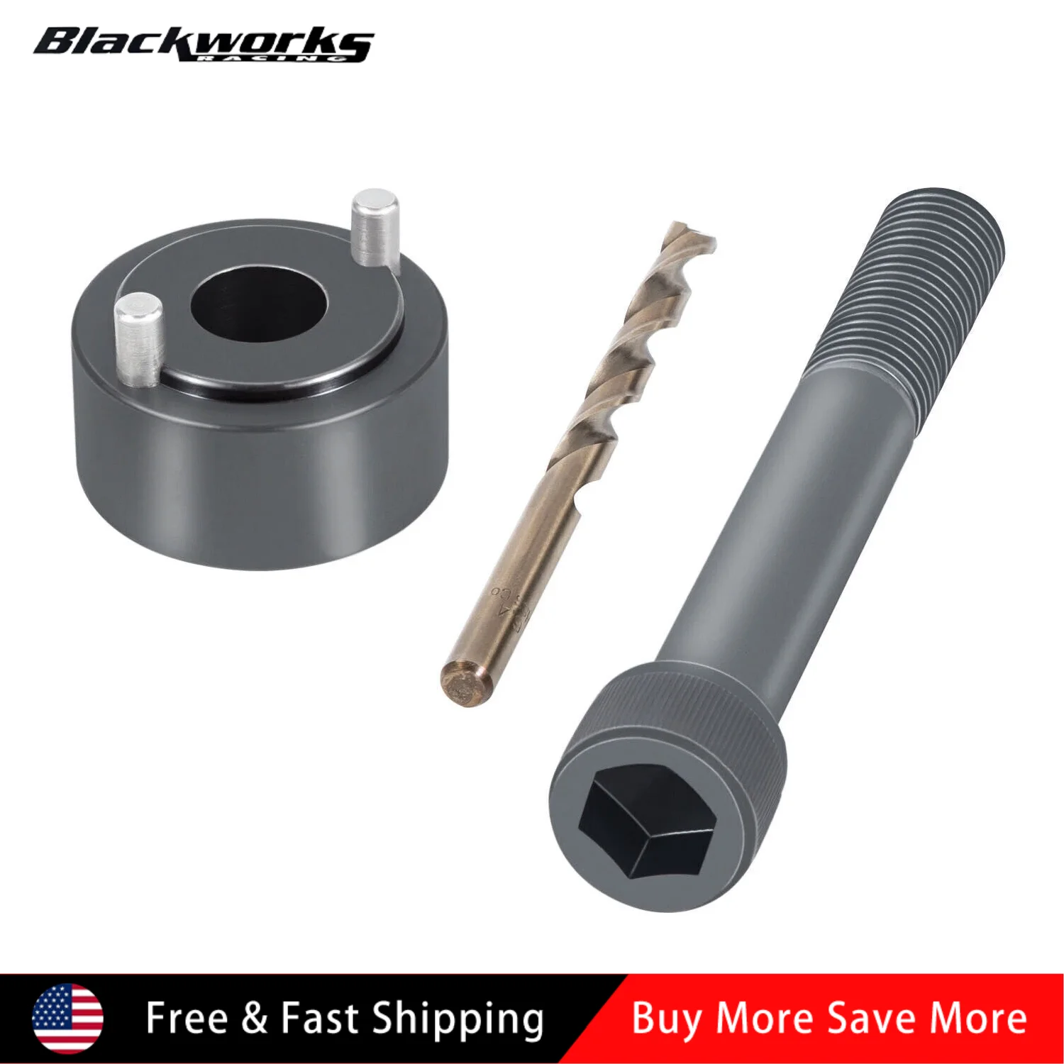 1 Set Crankshaft Damper Drill Pinning Fixture Tool LS Crank Pin Kit Black For LS1 LS2 LS3 LT1 LQ4 LQ9 LSX LSA 5.3L 6.0L