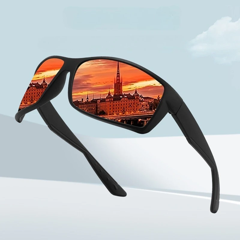 

Новые поляризационные солнцезащитные очки для спорта на открытом воздухе, квадратные разноцветные модные очки для езды на велосипеде, солнцезащитные очки с защитой от ультрафиолета