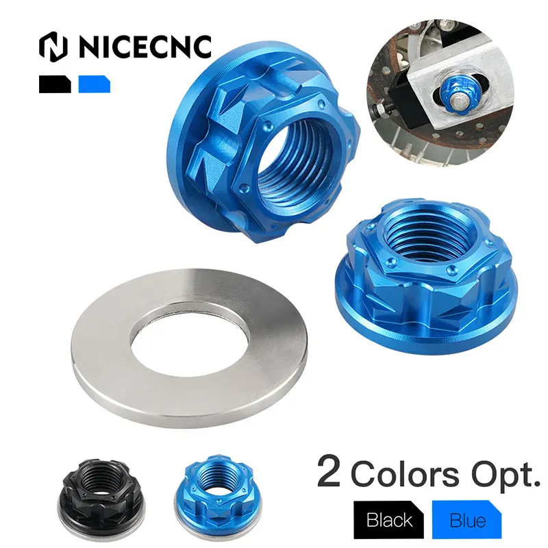 

NiceCNC For YAMAHA YZ85 YZ 85 2002-2008 2007 2006 2005 2004 Front Rear Wheel Lock Axle Nut Motorcycle Accessries Billet Aluminum