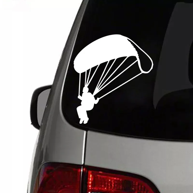 Car Sticker Die-Cut Vinyl Decal Paraglider Waterproof Auto Decors on Car Body Bumper Rear Window 15cm*12.4cm