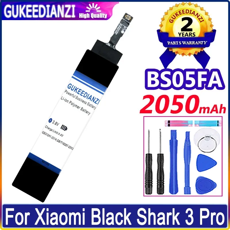 

Сменный аккумулятор BS05FA 2050 мАч для Black Shark 3 Pro 3Pro, аккумулятор + Бесплатные инструменты