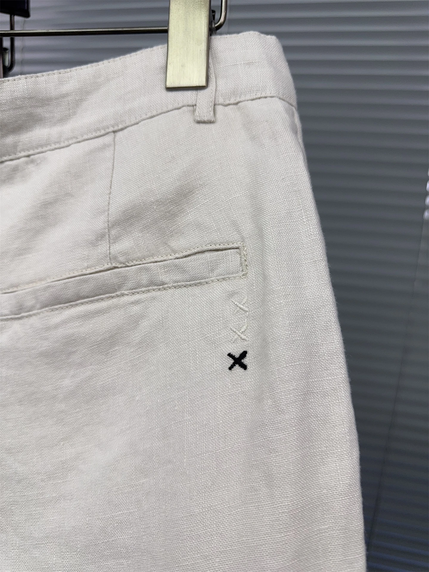 سروال كاجوال رجالي من الكتان من سفيب، ملمس بارد للصيف، قابل للتنفس، لون موحد، قصة ضيقة مستقيمة، شورت بطول خمسة أرباع