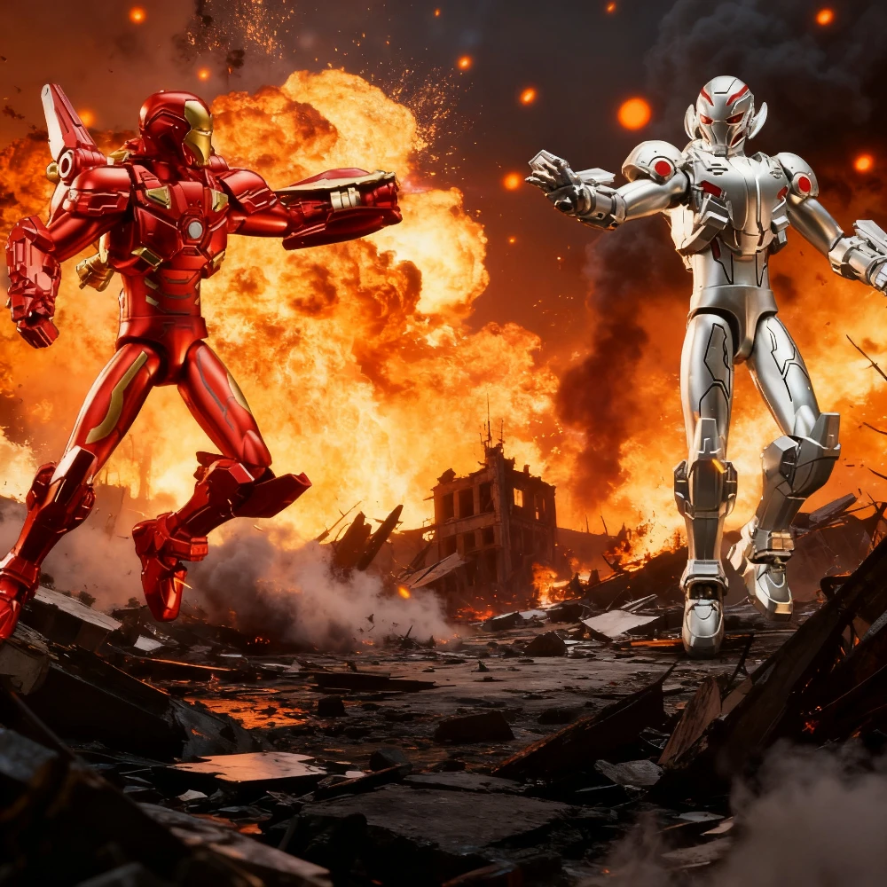 مكعبات بناء مارفل سوبر آرمور للرجال ألعاب ديناميكية فائقة الرجل الحديدي سبايدرمان تجميع شخصيات الحركة المصنوعة يدويًا مجموعة هدايا للأولاد #4