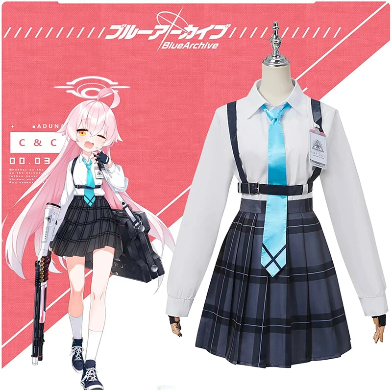 Takanashi Hoshino juego de disfraces, uniforme JK escolar, falda superior, peluca, traje de fiesta de carnaval, traje de Anime para hombre y mujer