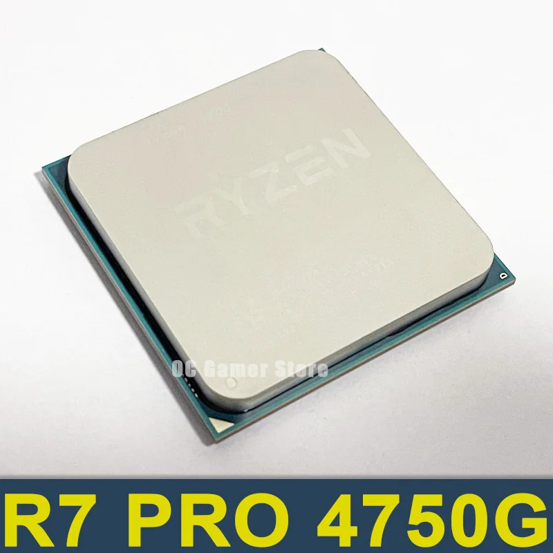 Ryzen 7 PRO 4750G R7 PRO 4750G 3.6GHz Eight-Core Sixteen-Thread 65W CPU Processor L3=8M Socket AM4