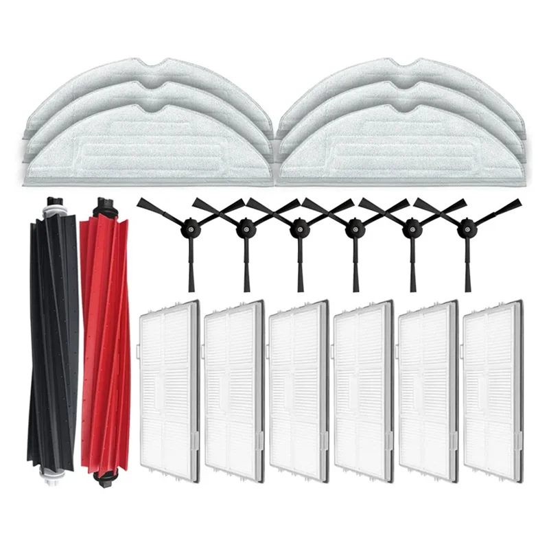 Для робота-пылесоса Roborock S8, S8 Plus, основная боковая щетка, фильтр Hepa, швабра, тканевый мешок для пыли, запасные части, аксессуары