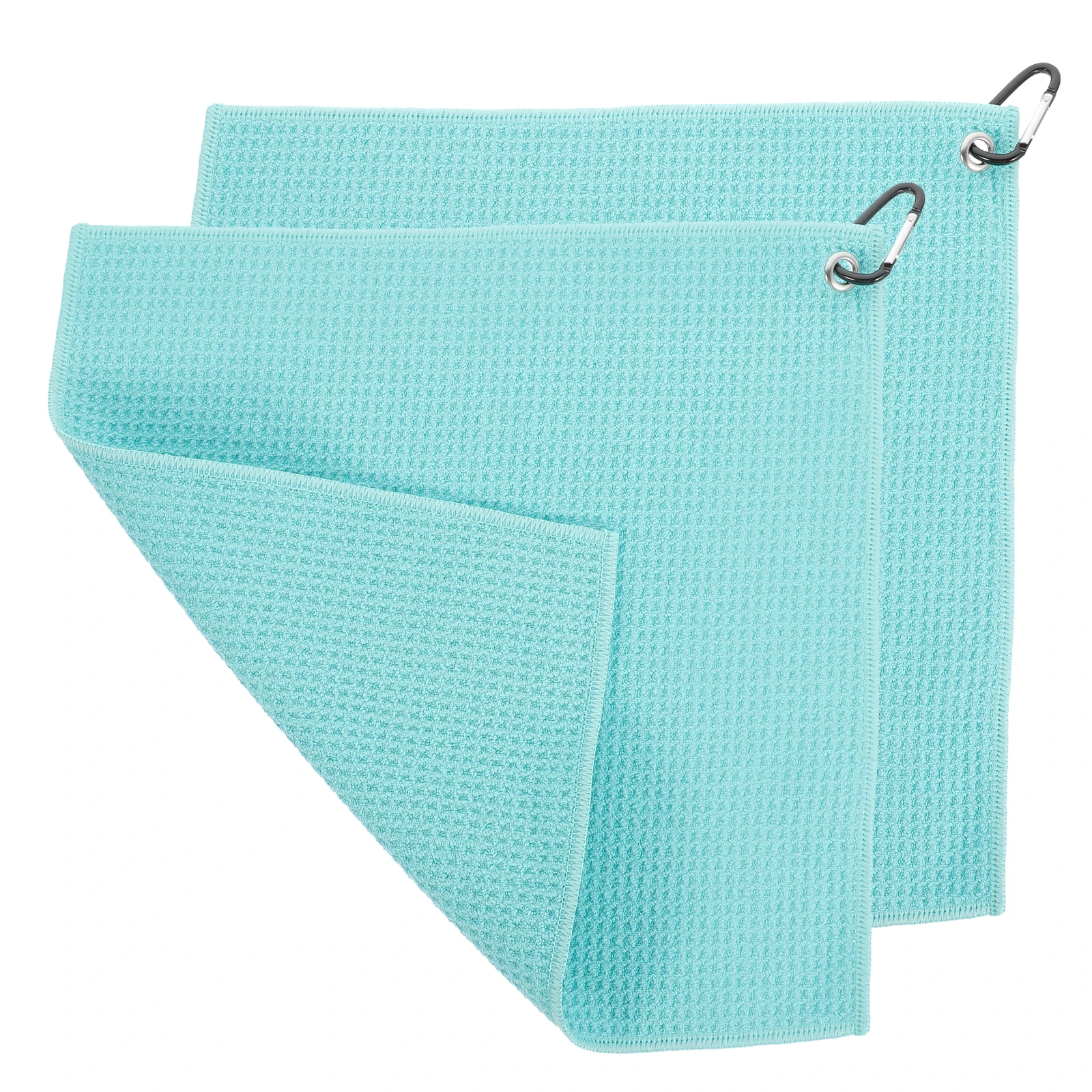 

2 Pcs Golf Towel Golfing Accessories Towels Short Micro Fiber Small Cart Outdoor