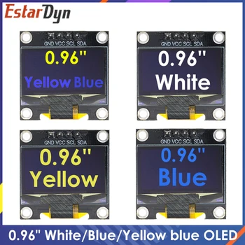 ROHS 인증 0.96 인치 Oled IIC 직렬 백색 OLED 디스플레이 SSD1315 128X64 I2C 12864 Arduino 용 LCD 스크린 보드