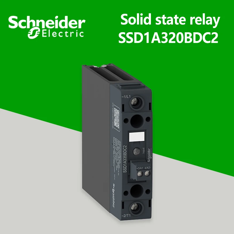 Single-phase Modular Solid-state Relay Rated Current 20A Output Voltage 48-600VAC, Control Voltage 4-32VDC SSD1A320BDC2