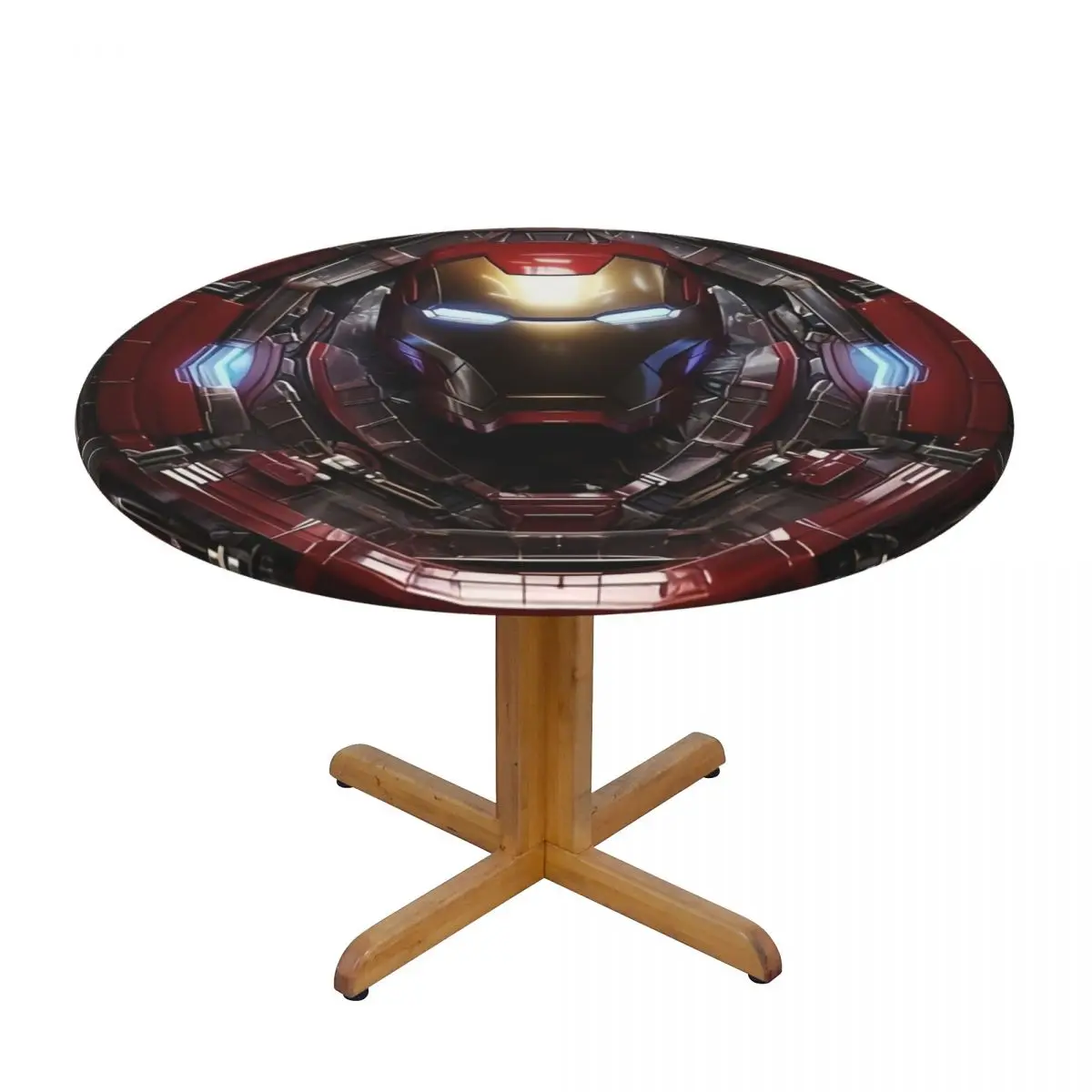 Custom Round Disney Iron Man Marvel Film Table Cloth Waterproof Tablecloth 40