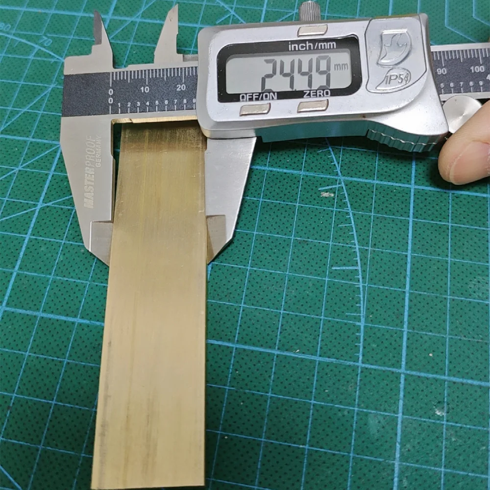 

H59 Латунная плоская планка, толщина 20 мм, 22 мм, 24 мм, 25 мм, 30 мм, 32 мм, 35 мм, чистая медь, прямоугольная, твердый металлический лист, длина 100 мм