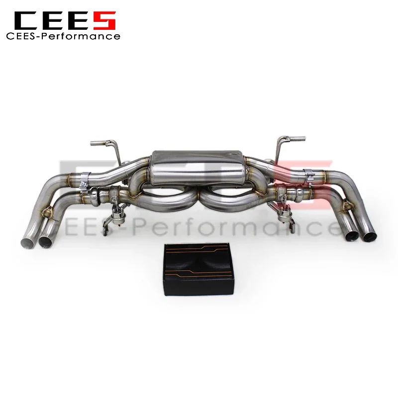 

CEES SS304 Catback Exhaust Pipes System for Audi R8 V10 5.2L 2008-2016 Stainless Steel Escape Exhaust Pipe Muffler