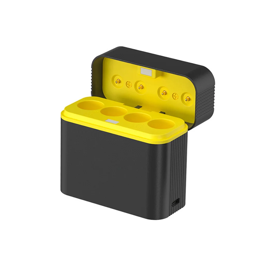 

Type-C Fast Charging 4-Slot AA 1.5V Lithium Battery Charger With Smart Protection Flip-Top Design For Home Office Tools