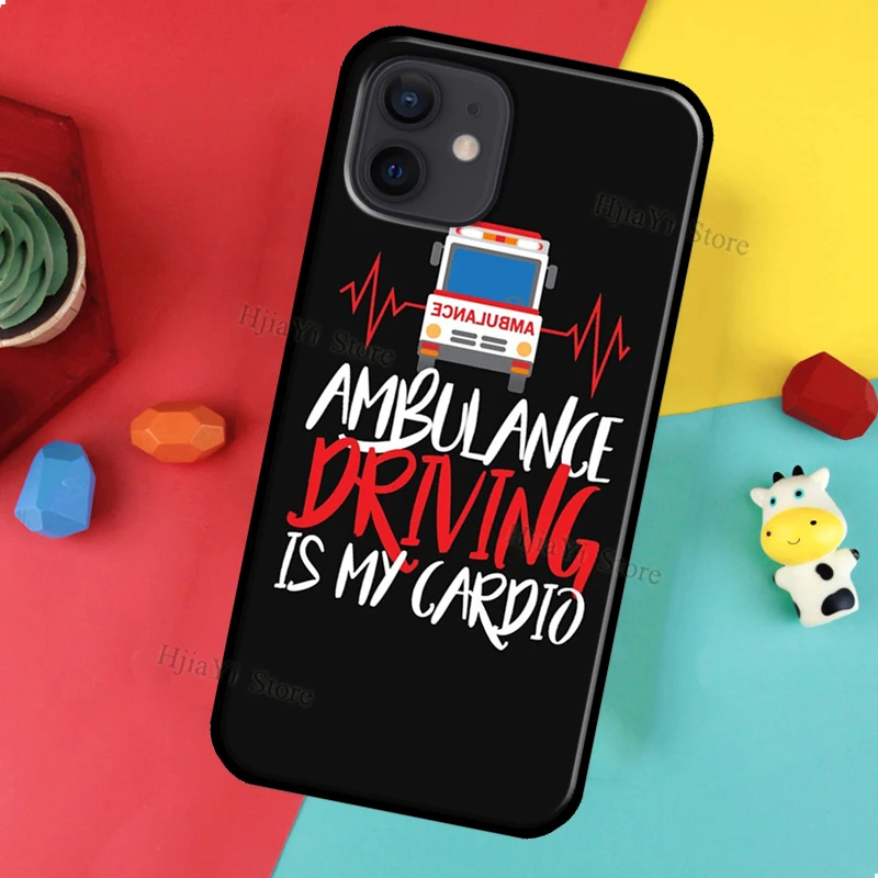 Paramedic Ambulance Wee Woo Cover For iPhone 16 15 13 Pro Max 12 Mini Plus X XR XS Max 11 14 Pro Max Phone Case