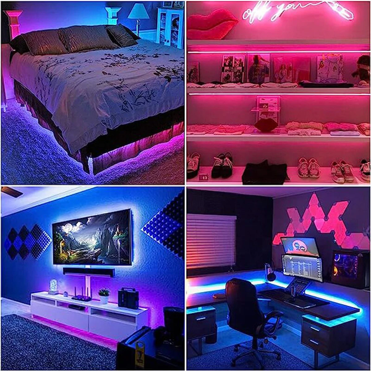 RGB 3M/5M/10M LED USB Strip Light z 24 klawiszami Pilot zdalnego sterowania 5050 Elastyczna listwa oświetleniowa do pokoju Salon Impreza