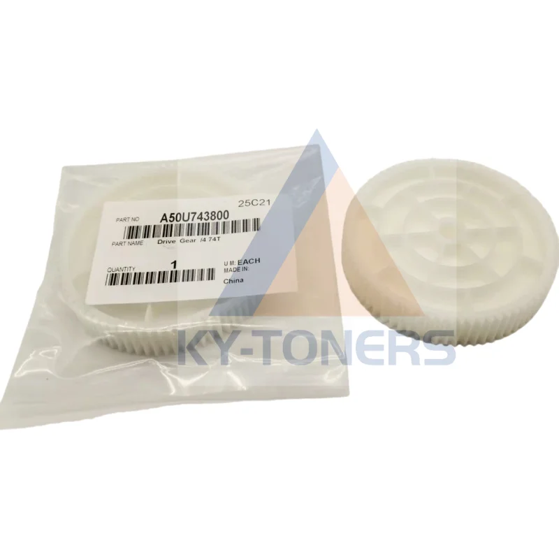 

A50U743800 Original Fuser Gear 74T for Konica Minolta PRESS C1060 C1070 C2060 C2070 C3070 C3080 drive gear