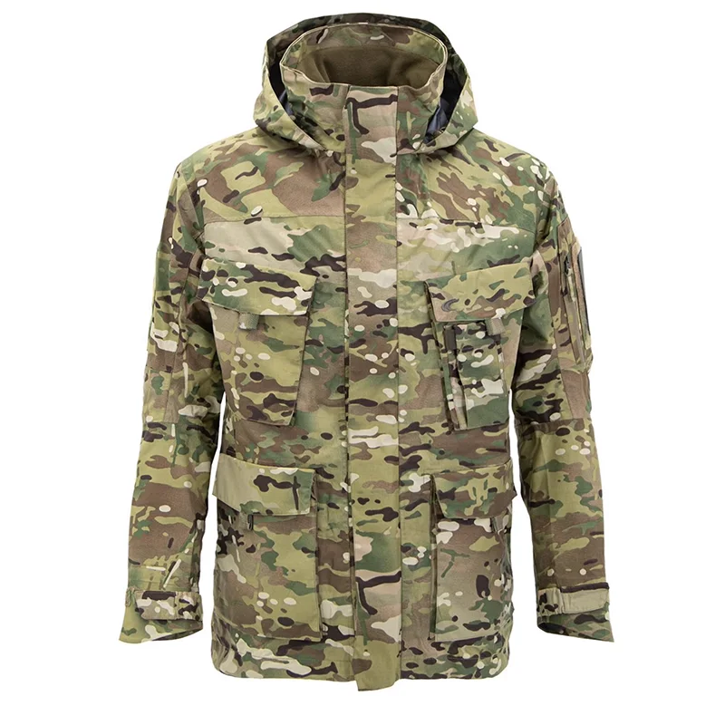 Full Pressure Glue Waterproof Breathable and Tear Resistant Hard Shell Multi-pocket Jacket TRG Tactical Dress