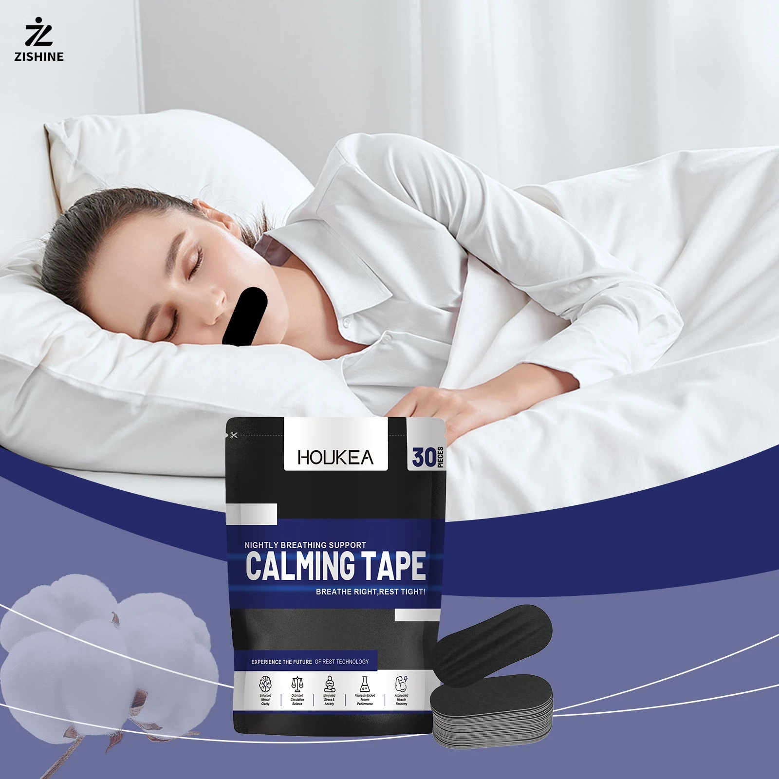 

30PC Sleep Aid Breathing Patches: Improves sleep quality and relieves tension, irritability, and insomnia. Sleep aid patches.