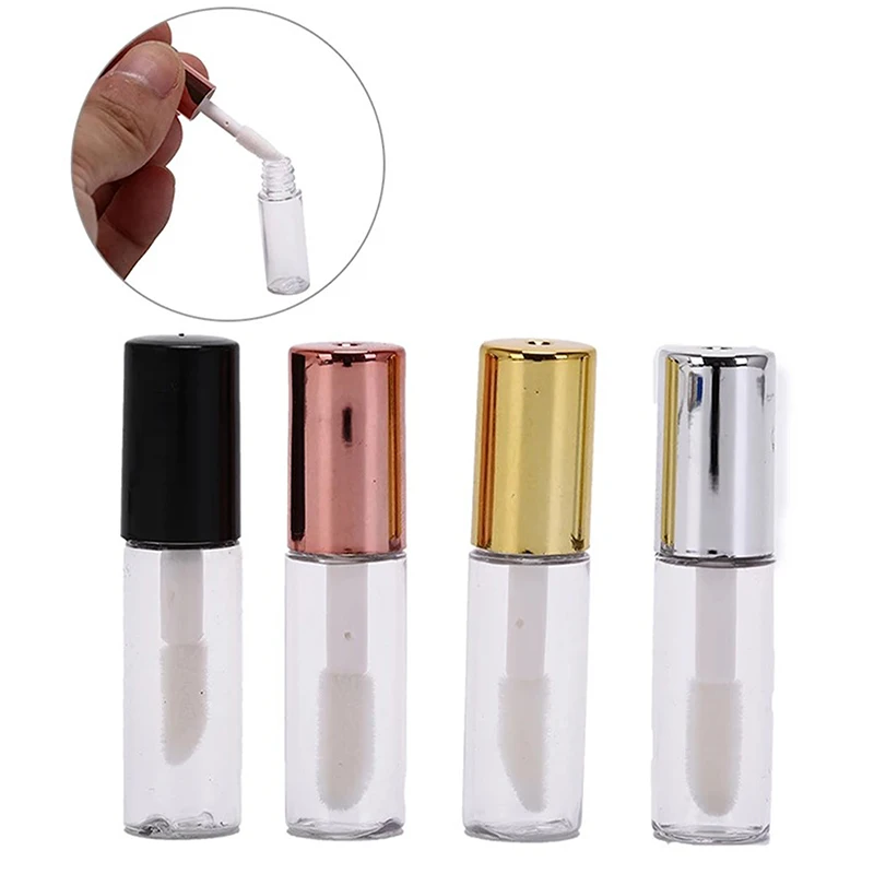 10pcs DIY Lip Balm Tube Container With Cap Empty Lipstick Bottle Lipgloss Tube For Girls Cosmetic Sample Container