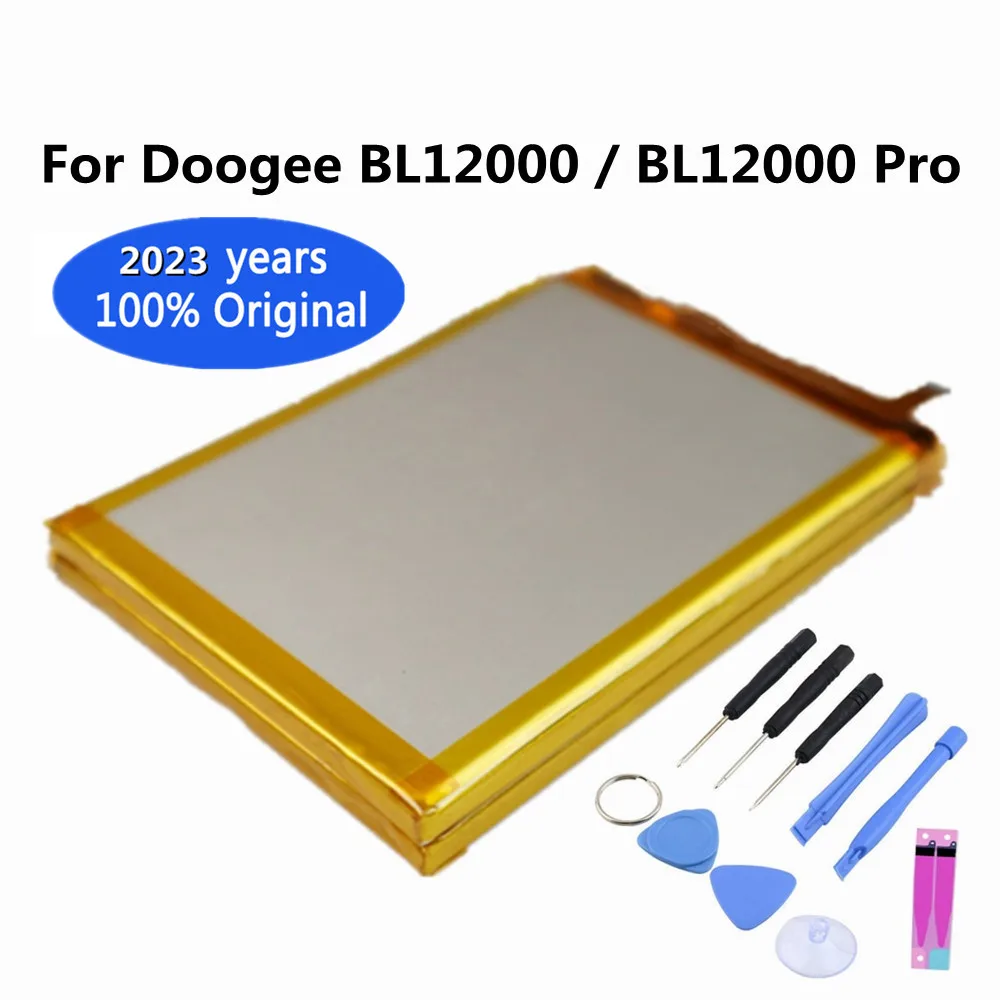 

2023 Years 100% Original 12000mAh High Capacity Replacement Battery For Doogee BL12000 / BL12000 Pro Mobile Phone Bateria +Tools