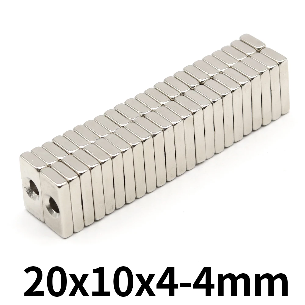 Neodymium Magnet 20x10x4-4 Block NdFeB N35 20mmx10mmx4mm-4mm Super Powerful imanes Permanent Magnetic 5/10/20/50/100Pcs