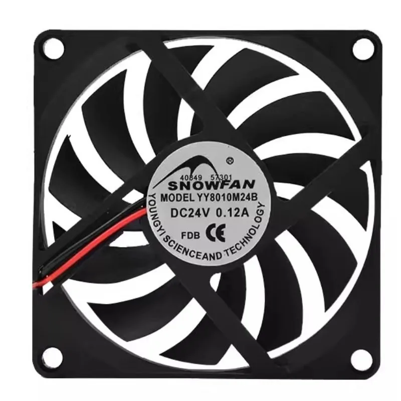 

New for SNOWFAN YY8010M24B 24V 0.12A Cooling Fan 8010 8cm 80x80x10mm
