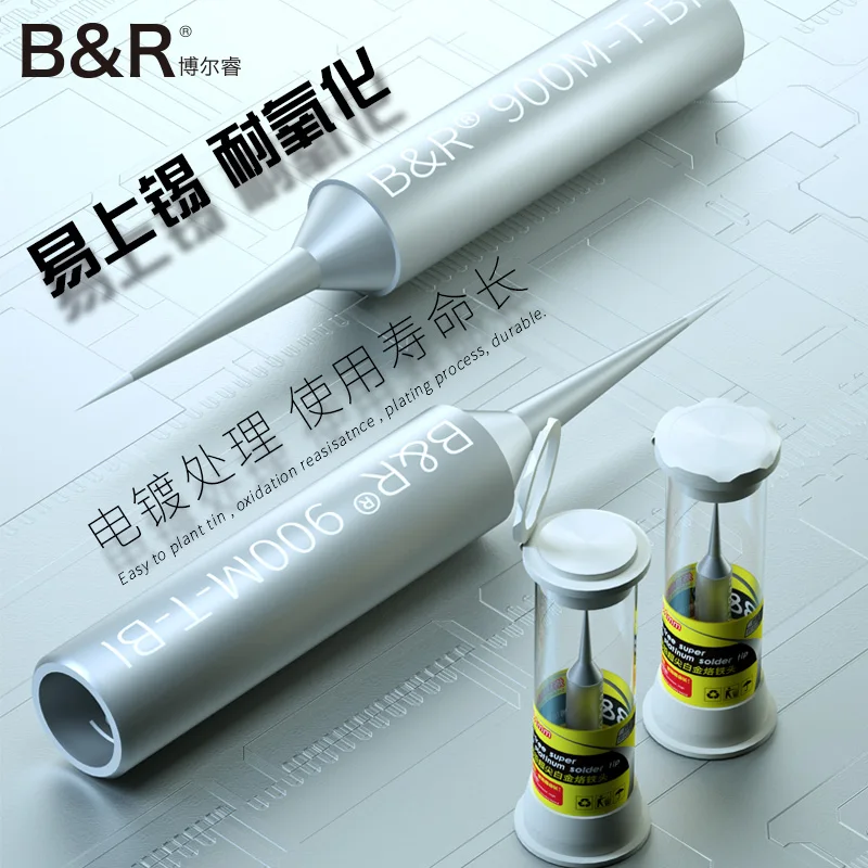 BR سوبر حاد سلك طائر سبيكة لحام تلميح 900 متر خالية من الرصاص النحاس لحام تلميح ل 936 محطة لحام الحديد الكهربائية #3