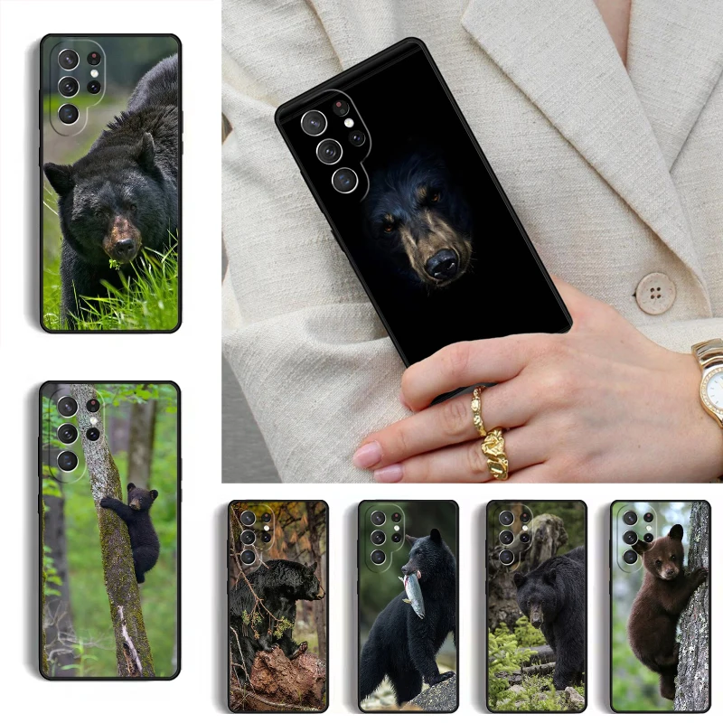 American Bear Phone Case for Samsung Galaxy S26 S25 Ultra S24 S23 S22 S21 Plus Note 10 Bumper Cover