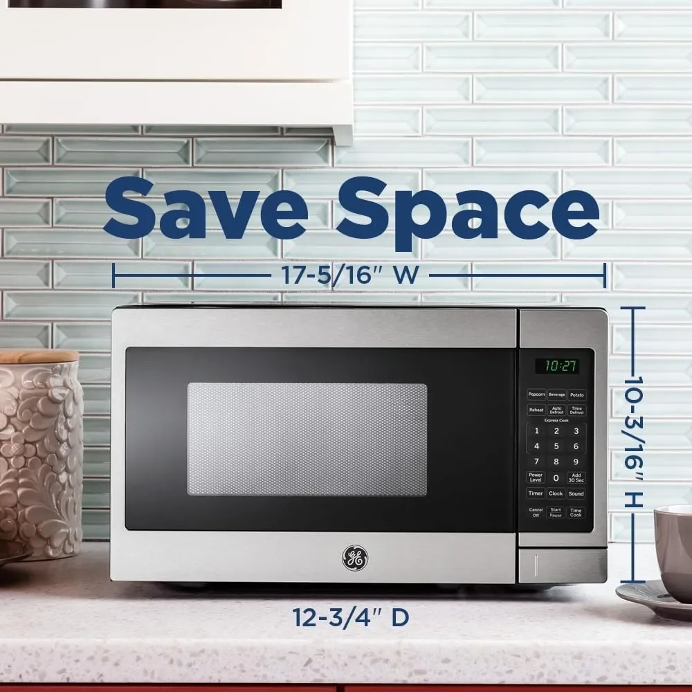 Microwave Ovens, 0.7 Cubic Feet Capacity, 700 Watts, Kitchen Essentials for The Countertop or Dorm Room, Microwave Ovens