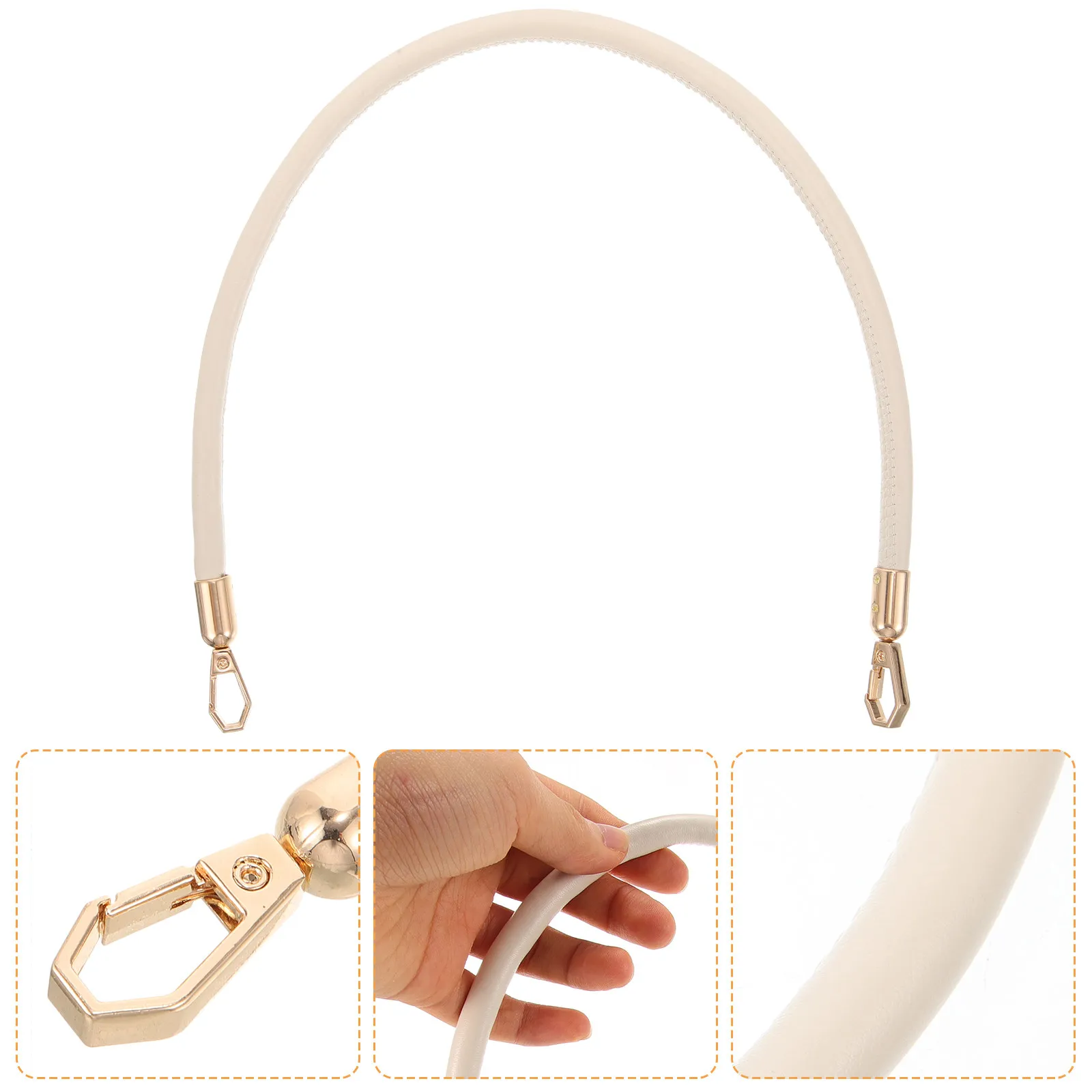 

2Pcs Handbag Strap Replacement Wide Artificial Handles for Handbags Bag DIY Strap Decorative Purse Straps Functional