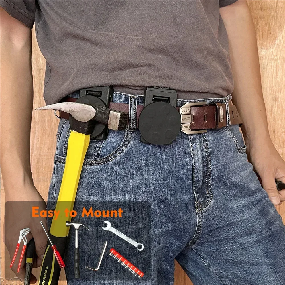 Master Magnetic Tool Holster Belt Clip Hammer Screwdriver Handsfree Adjustable Wrench Magnetic Tools Accessories