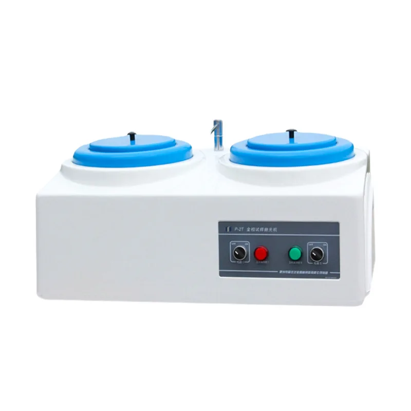 

Desktop double disc constant speed with water pipe phase sample polishing machine equipment with Vickers hardness using P-2T