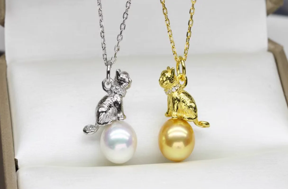 Beautiful Pearl Pendant AAAAA 10-11mm 11-12mm Natural South Sea Round Pearl Pendant 925S 18inch