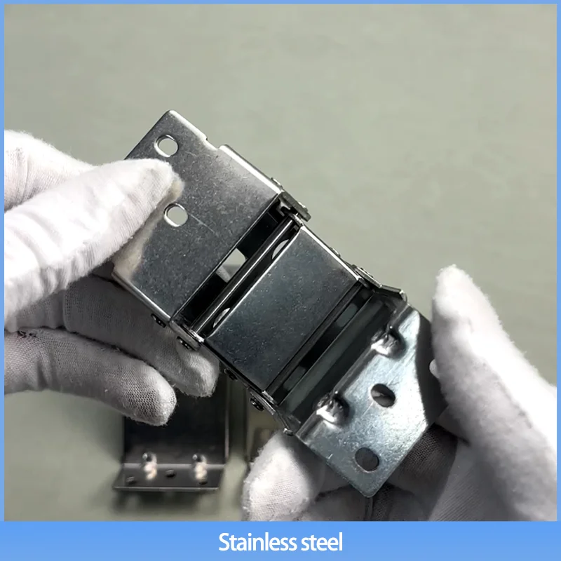 Foldable Hinge 304 Stainless Steel Thickened Hidden Internal Door Four Axis Distribution Cabinet And Control Cabinet