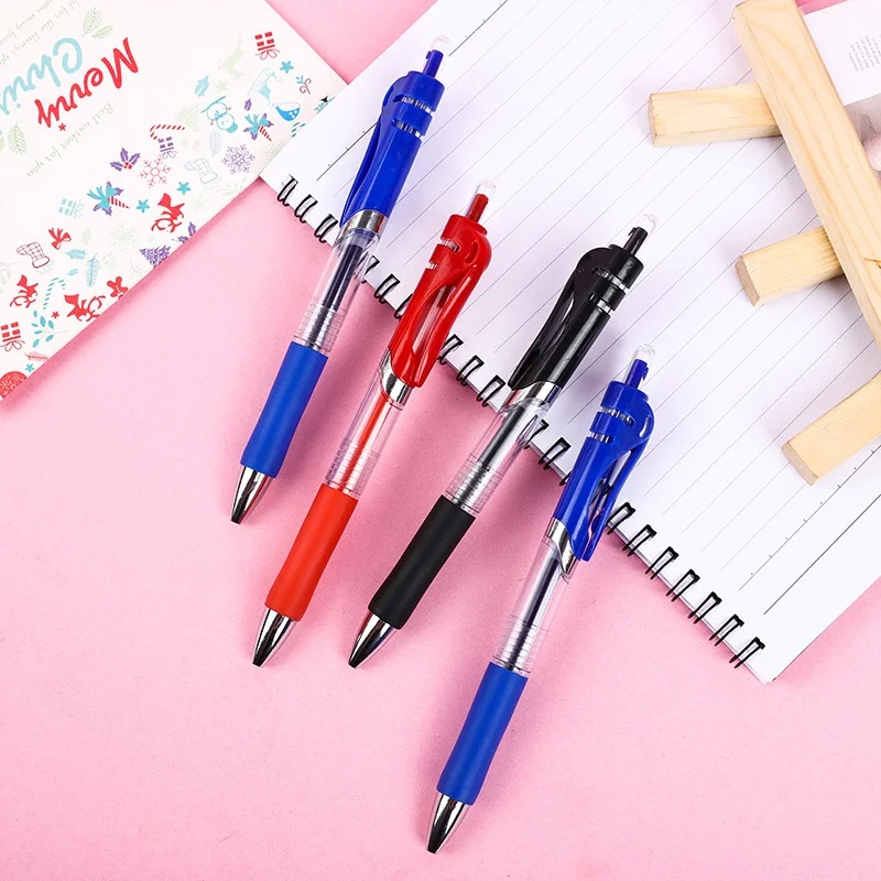 3-13 Pcs Retractable Gel Pen Set 0.5mm Large Capacity Quick Dry Ink Pens with Refills Fast Drying School Office Stationery