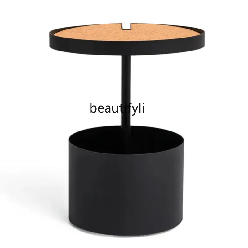 Light Luxury  Sofa Side Table Side Cabinet Solid Wood Creative Corner Table Nordic Bed Head Small Coffee Table Small Apartment