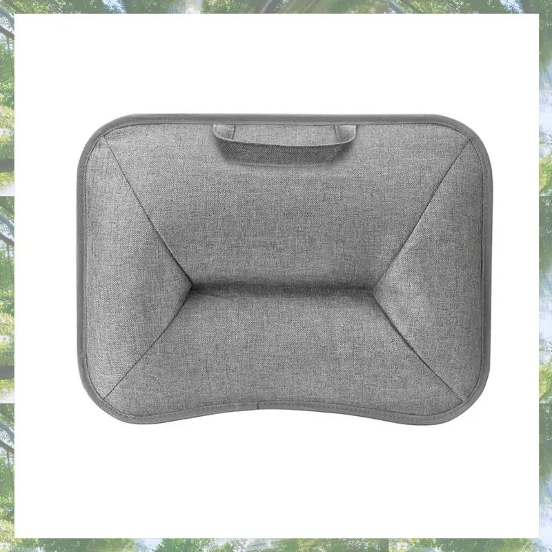 مكتب لاب تريند 2025 مع وسادة مبطنة لأجهزة الكمبيوتر المحمولة، صينية كتابة محمولة للعمل المكتبي، للاستخدام المنزلي والسفر بمقبض