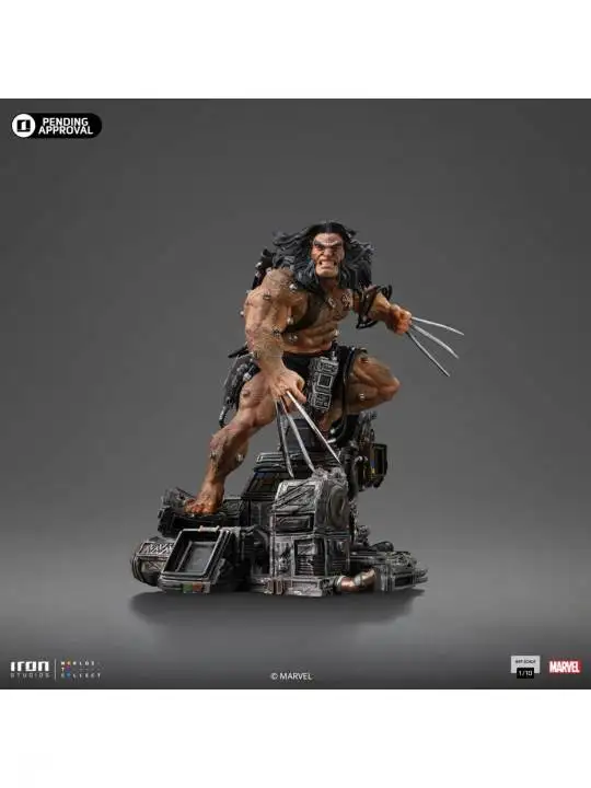 Atacado Original Iron Studios 110 XMen Wolverine 50o Aniversário MARCAS 103124 -10 Figura de anime