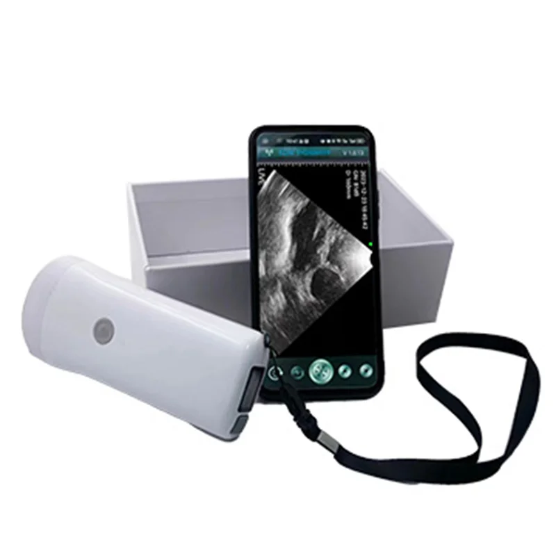 

JC Veterinary Wireless Ultrasound Scanner V80 8CH 80-Elements Android Portable Convex Probe Pig Sheep Pregnancy Detection IPX6