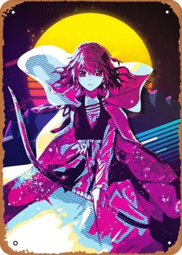 Póster metálico de anime Yona Of The Dawn, cartel de metal, decoración de pared de Yona, aluminio