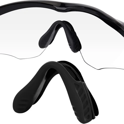 Imagen 2 del producto E.O.S-almohadillas de goma de silicona para la nariz, accesorio negro de repuesto para Oakley M2, Marco XL OO9343, Marco M2 XL, ajuste asiático OO9345, múltiples opciones