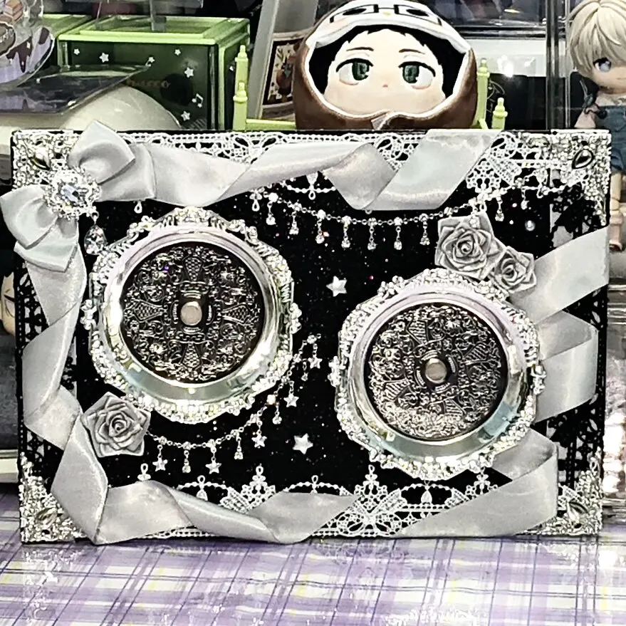 Finished B5 Double Dinner Plate Pain Board Shot Gu Mei Props Tie Board Ltabag Tie Handmade Gu Mei Decorative Design Sense Photo
